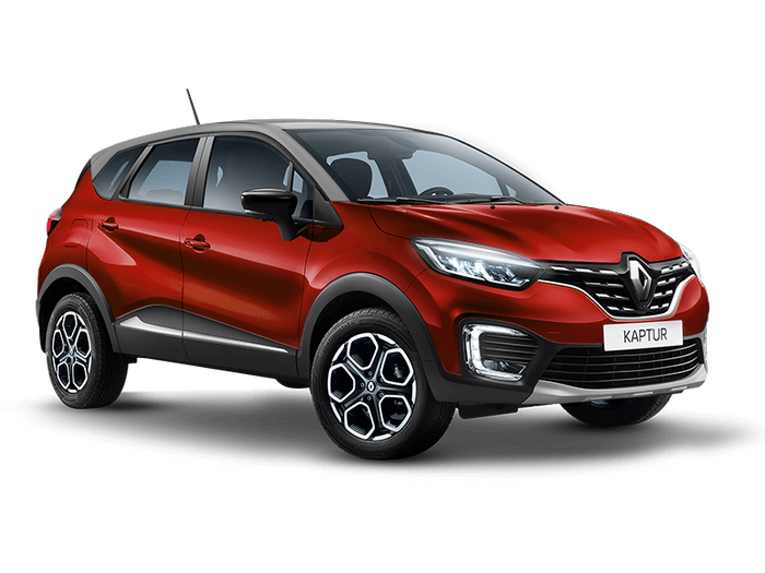 Renault Kaptur  Красный с серебристой крышей